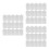 90Pcs White Paper Shirt Lining Board for Neat Clothes Storage 5