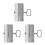 3Pcs Stainless Steel Adjustable Chimney Pipe with Damper for Home Use 7