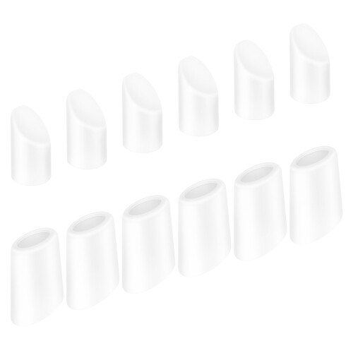 60Pcs Transparent Silicone Spout Cover Leakproof Dustproof for Teapots