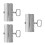 3Pcs Stainless Steel Adjustable Chimney Pipe with Damper for Home Use 9