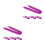 8Pcs Car Fuse Extraction Tool Purple PVC Handle Durable Relay Puller 7