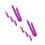 8Pcs Car Fuse Extraction Tool Purple PVC Handle Durable Relay Puller 6