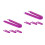 8Pcs Car Fuse Extraction Tool Purple PVC Handle Durable Relay Puller 5