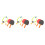 3Sets Kids Adjustable Hanging Pingpong Trainer for Home Practice 4