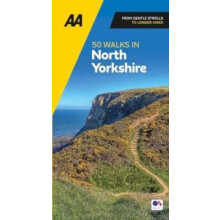 AA 50 Walks in North Yorkshire Paperback Book