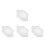 400Pièces Masques Faciaux Blanche Adaptées Sensible 5
