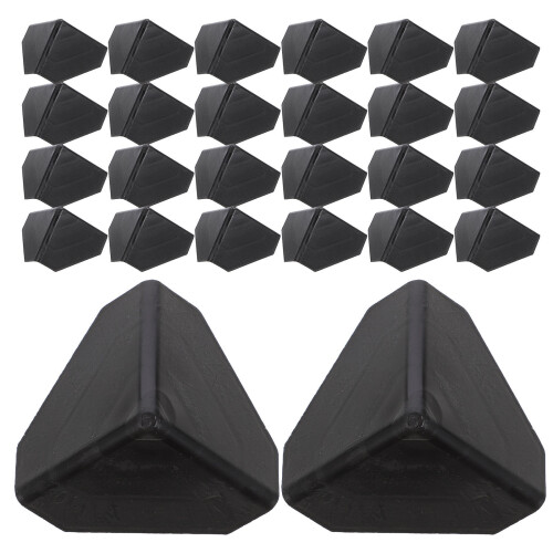 300Pièces Protège-Angles En Pe PP Noir Pour Rigide