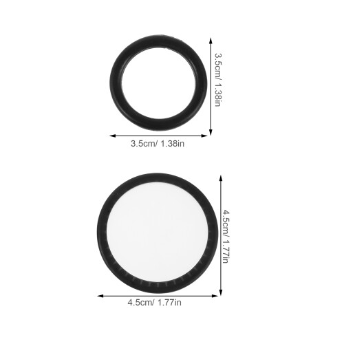 1Ensemble Pièces Détachées Stéthoscope Diaphragme Noir Pour Réparation 2