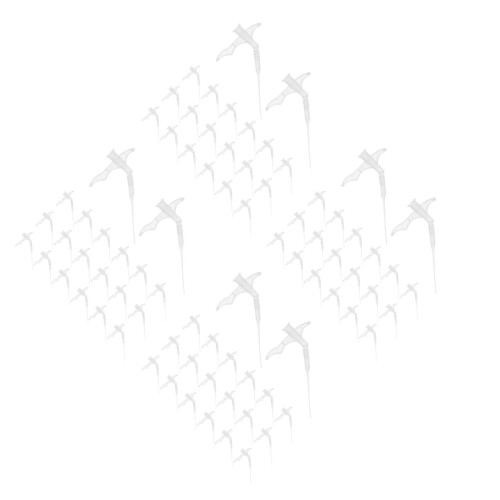 80Pièces Embouts Transparent Pour Tubes Mousse À Expansions 1