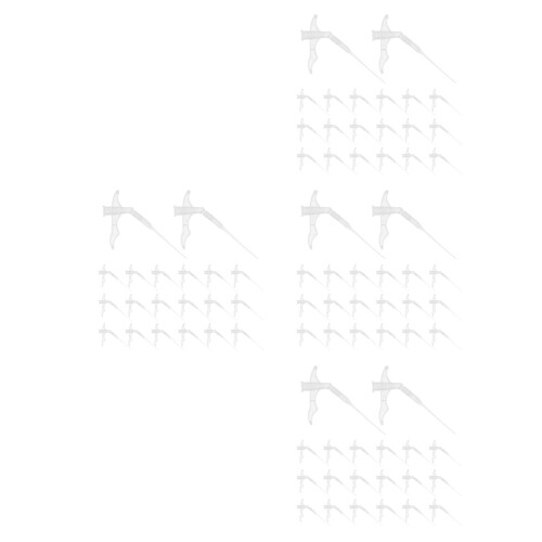 80Pièces Embouts Transparent Pour Tubes Mousse À Expansions 2