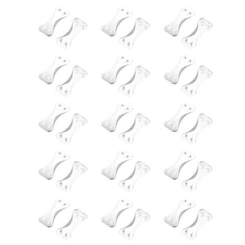 200Pièces Clips Réutilisables En Alliage Pour Fixation Bandage Facile