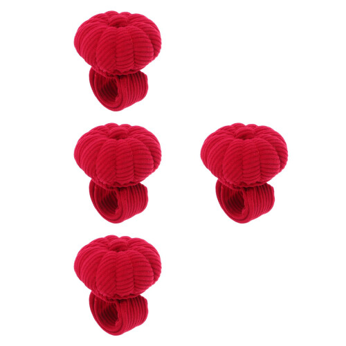 4Pièces Accessoire Couture Poignet Velours Côtelé 1