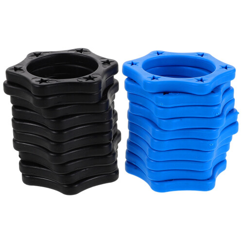 40Pièces Accessoires Micro Silicone Antidérapants Anneaux Multicolores 2