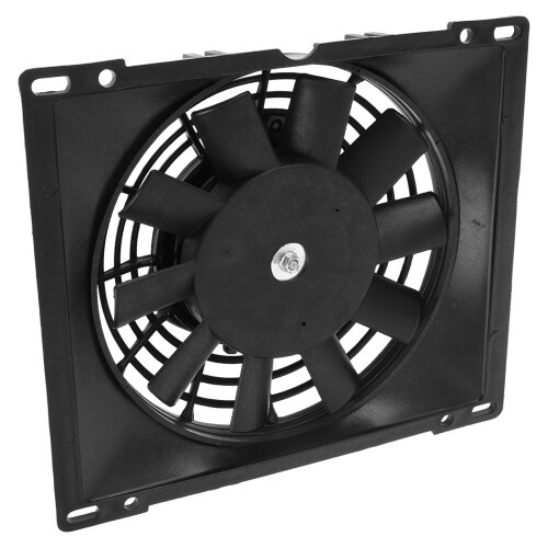 2Pièces Ventilateur Refroidisseur Huile Noir Installation Facile 1