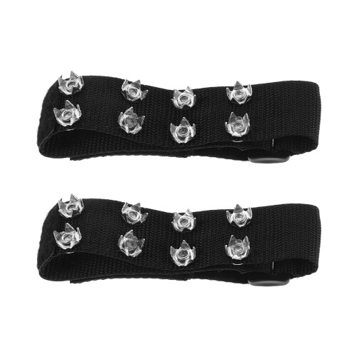 10Pièces Crampons Traction Chaussures Hiver Grip Renforcé 2