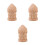 3Pièces Finials Bois Ananas Décoratifs Pour Balustres 5
