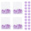 30Pièces Épingles Patte D'animal Violet Design Pour Tableau 2