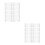 20Pièces Bases De Sac Rectangle Transparent Pour Crochet DIY 9