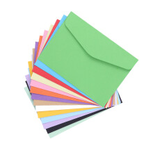 140Pièces Enveloppes Mini Assorties Pour Cartes De