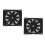 2Pièces Ventilateur Refroidisseur Huile Noir Installation Facile 6