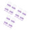 30Pièces Épingles Patte D'animal Violet Design Pour Tableau 6