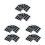 Protecteurs Bouche Caoutchouc Noir Pour Saxophone Clarinette 6