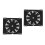 2Pièces Ventilateur Refroidisseur Huile Noir Installation Facile 9