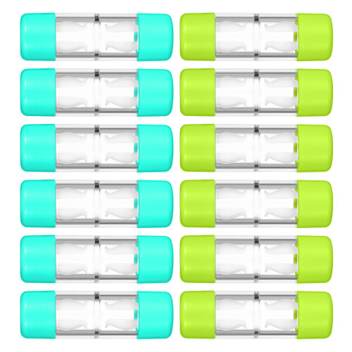 24Pièces Étuis Lentilles Rigides Compartiments Voyage Facile 1