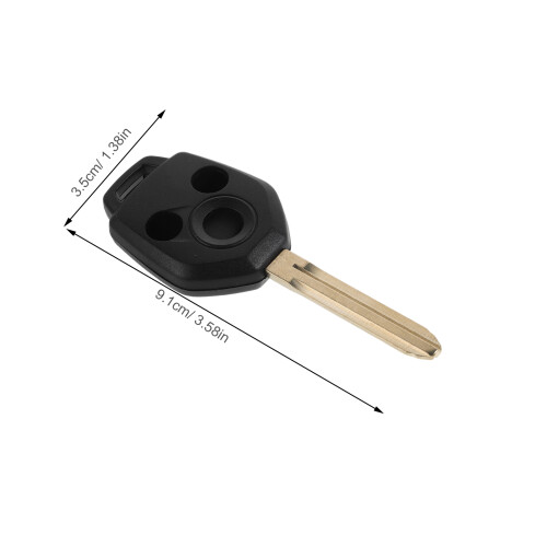 2Pièces Remplacement Coque Clé 3 Boutons Robuste 2