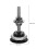 2Pièces Verrou Capot Aluminium Noir, Pins Push Rapide Course 2