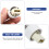 4Pièces Adaptateur Douille Lampe Pièce Blanc Installation Rapide 5