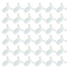 1000St ABS Display Ring Beige Voor Manicure En Salon Kleur Staal