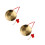 2Sets Durable Gong with Hammer Ergonomic Handle Percussion 6