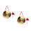 2Sets Durable Gong with Hammer Ergonomic Handle Percussion 8