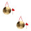 2Sets Durable Gong with Hammer Ergonomic Handle Percussion 9