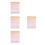 4Pcs Budget Planner Notepad Multi Color Paper Coil Binding Organizer 6
