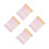 4Pcs Budget Planner Notepad Multi Color Paper Coil Binding Organizer 4