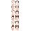 12Pcs Assorted Color Kids Face Paint Practice Boards Reusable Plastic 4
