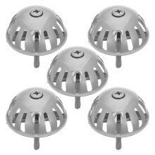10Pcs Stainless Steel Urinal Filter Funnel Silver for Toilet Drain