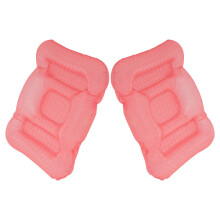2Pcs Inflatable Pink PVC Bathtub Seat Cushion with Easy Wash Design