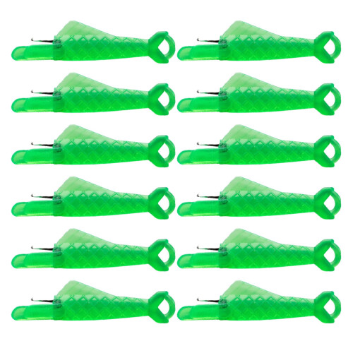 120Pcs Quick Threading Sewing Machine Needle Threader Green Accessory 1