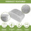 Water Filter Inserts for  Luxe Cafe ES601,8Pack Replacement Charcoal Filters for  Coffee Maker Accessories 3
