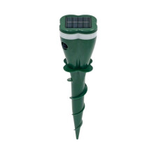Solar Powered Waterproof Spiral Mole Repellent Ultrasonic Rodent/Snake/Bird Animal Repellent for Farm Courtyards