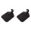 2X Jincomso Rotatable 360 Degree Fixed Mouse Pad, Mouse Tray Accessory, Wrist Guard Mouse Pad, Black 2