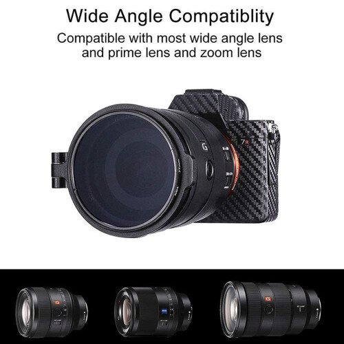 2X ND Quick Release  Bracket Lens Filter for DSLR Camera Photography Lens Bracket 77MM