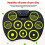 Electronic Drum Set 9 Pads Electronic Drum Set Hand Roll Drum Set Supports DTX Games with Drumsticks Pedals 8