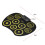 Electronic Drum Set 9 Pads Electronic Drum Set Hand Roll Drum Set Supports DTX Games with Drumsticks Pedals 10