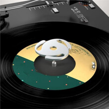 45 RPM Record Adapter Insert 45 Vinyl Record Solid Aluminum Adaptor for 7 Inch Vinyl Record Turntables