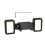 Fill Light for  OSMO Pocket 3 Accessories Adjustable Auick-Release Soft Light Dual-Light Three-Color Fill Light Black 2