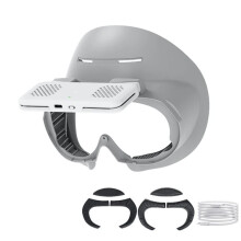 VR Face Cover for 4 Facial Interface with Radiator Cool Mask Widen Face Pad Replacement for PICO4 Ultra Accessories